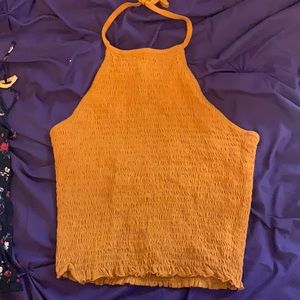 Orange Halter Top